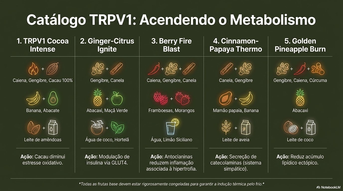 Catálogo TRPV1 - 5 Receitas Termogênicas