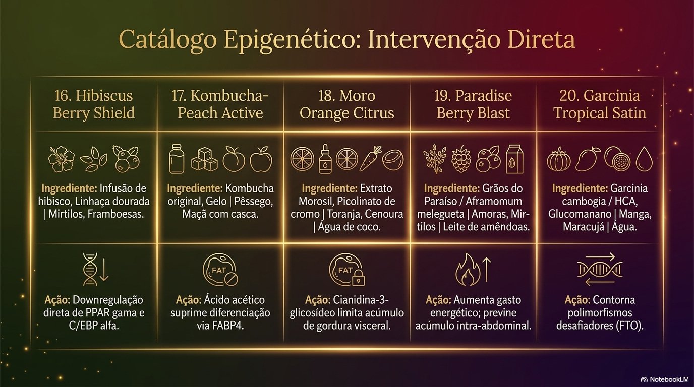 Catálogo Epigenético - 5 Receitas Anti-Adipogênicas
